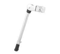 PPQIRU Caballete De Bicicleta Soporte de estacionamiento for Bicicleta, Soporte Lateral for montaña(Silver)