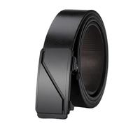 PPQIRU Cinturón clásico for Hombre, cinturón con Hebilla automática, cinturón Ajustable for Hombre, 2 uds.(110cm)