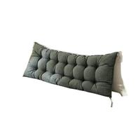 PPQIRU Cojín Largo Impermeable for sofá, Almohadas lumbares con Respaldo Grande, Silla, mesita de Noche, sofá Lumbar, Almohada de Descanso cómoda(Gray02,90x45cm)
