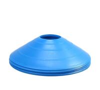 PPQIRU Juego de 20 Conos Disco for Entrenamiento multideportivo con Soporte plástico for balón fútbol para fútbol(Blue)