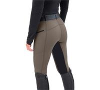 PPQIRU Mallas De EquitacióN Mallas deportivas de cintura alta for mujer, pantalones térmicos sexys, jeggings push up cálidos invierno, montar for gimnasio(Coffee,S)