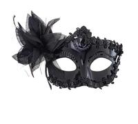 PPQIRU Máscara De Mascarada 4 máscaras de mascarada for mujer, disfraz veneciano, disfraz de media cara, máscara de ojos de encaje, fiesta de disfraces de carnaval