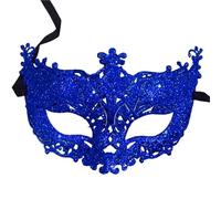 PPQIRU Máscara De Mascarada 6 uds máscara de Cosplay máscara facial de mascarada accesorios de fiesta de graduación Sexy máscara de disfraz máscara de ojo de reina de club nocturno(Blue)