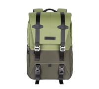 PPQIRU Mochila for cámara con Cubierta for Lluvia, Bolsa for fotografía de Viaje al Aire Libre, Puede Llevar un trípode Lateral, diseño ergonómico de Acceso rápido(Green)