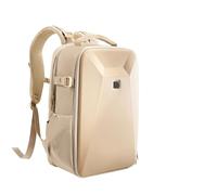 PPQIRU Mochila for cámara de Gran Capacidad de 22L, Bolsa for fotografía de Viaje al Aire Libre, Bolsa Impermeable for trípode con Cubierta for Lluvia(Khaki)