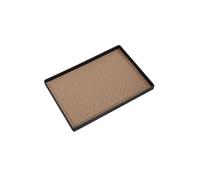 PPQIRU Porta Joyas Bandeja de Almacenamiento Cuero Rectangular, Bandeja joyería, aromática Hecha a Mano, Dormitorio, decoración del hogar(S -30.5cm (Brown))