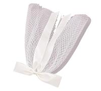 PPQIRU Velo Novia 2 uds Velo de Boda for Mujer velos Largos Nupciales con Pinza for el Pelo Lazo Grande Accesorios de decoración for el Cabello Accesorios(White B)