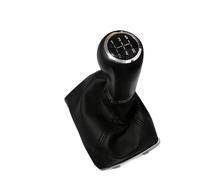PPXBFD Palanca Cambios Coche para Opel para Astra III H 1,6 para Vauxhall 2004 2005 2006-2010 5/6 Perilla Cambio Marchas Velocidad con Bota Cuero Cromada Perilla Cambio Marchas(12345R)