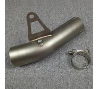 PPXDM Tubo de conexión de Escape Silenciador De Tubo De Escape De Motocicleta, Accesorios De Tubo De Enlace Intermedio para B&MW S1000RR S 1000 RR 2009 2010 2011-2015(Plata)