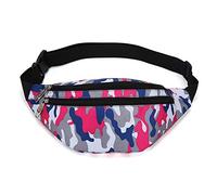 PPXGOGO Fanny Pack para hombres y mujeres, riñoneras de moda impermeables con cinturón ajustable, bolsa casual para viajes deportes de correr, M - Gris