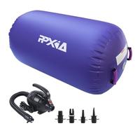 PPXIA Colchoneta inflable de Air Roll Air Barrel Airspot Airmatte Track Gimnasia Tumbling Matten, Colchoneta de gimnasia con bomba, esterilla de entrenamiento para casa, taekwondo, yoga, gimnasio,