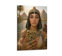 PPZEBDYB Cleopatra - Póster de selfie en el antiguo Egipto, póster decorativo de lienzo para pared e impresión artística moderna para decoración de dormitorio familiar, 60 x 90 cm