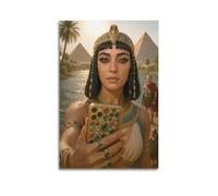PPZEBDYB Cleopatra - Póster de selfie en el antiguo Egipto, póster decorativo de lienzo para pared e impresión artística moderna para decoración de dormitorio familiar, 16 x 24 pulgadas (40 x 60 cm)