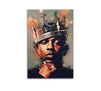 PPZEBDYB Kendrick Lamar - Póster decorativo de rapero, lienzo, póster de pared e imagen artística moderna para decoración de dormitorio familiar, 30 x 45 cm