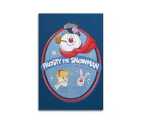 PPZEBDYB Póster decorativo con texto en inglés It All Started with Snow (Todo comenzó con nieve)