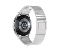 PPzsyxx Correa de metal de liberación rápida de acero inoxidable for Samsung Galaxy Watch7/6/5/4, repuesto for 5Pro/7 FE(Silver,For Watch 6 Series)