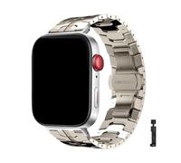 PPzsyxx Correa de metal for Huawei Watch Fit4 Pro, pulsera ajustable de acero inoxidable for Huawei Watch Fit 3 y 4. accesorios(Titanium-S,For fit 4 pro)