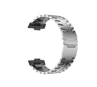 PPzsyxx Correa de titanio for Huawei Watch Fit 4 Pro, repuesto de correa de metal for Huawei Watch Fit 4 3 accesorios(Silver-Black,For fit 4 pro)