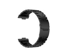 PPzsyxx Correa de titanio for Huawei Watch Fit 4 Pro, repuesto de correa de metal for Huawei Watch Fit 4 3 accesorios(Black-Black,For fit 4 pro)