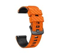PPzsyxx Correa deportiva de silicona de 22 mm for Huawei Watch Ultimate GT5 Pro GT4 46 mm GT3 GT2, repuesto de pulsera. Accesorios(Orange black,For GT4 46mm)