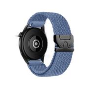 PPzsyxx Correa elástica de nailon de 18, 20 y 22mm for Huawei Wacth GT5 GT4 Pro, for Samsung Watch7/6/5, correa de ajuste rápido(Cold Blue,20mm)
