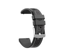 PPzsyxx Pulsera de silicona de cuero de 22mm for Huawei Watch GT 6 6Pro 5 5Pro 4 46mm Runner2 Buds2 Ultimate 2 pulsera de repuesto accesorios(Black,For GT5 Pro 46mm)