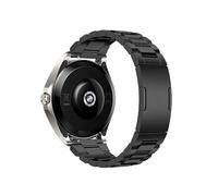 PPzsyxx Pulsera de titanio de 22mm For Huawei Watch GT 6 5 Pro 46mm Runner2 Buds2 Ultimate 2 pulsera de repuesto accesorios(Black,For Watch 5 46mm)