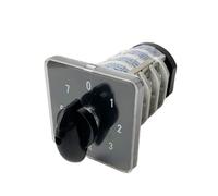PQAGOJSTL Perilla de Interruptor Giratorio de 8 Posiciones 0-7 YMZ12-32/4 Interruptor de Leva de Cambio eléctrico Manual Universal 32 A 690 V 4 Secciones(Customize Diagram)