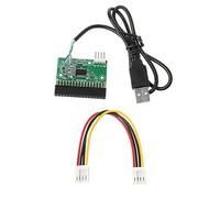 Pqahffowr 1,44 Mb 3,5 Pulgadas Floppy Drive Connector 34 Pin to USB Cable Adapter PCB Board Disk to Floppy Disk A