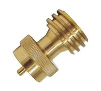 Pqahffowr 1 Adaptador de recarga de propano GLP 1 LB para botella de gas de camping para conector de camping, barbacoa, autocaravana, calefacción y senderismo D1I0
