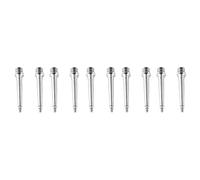 Pqahffowr 10 piezas/set de 93 mm Titanium/Ti Spindle/Ejes Foot Shaft Pedales Rodamiento Titanium Pedal Shaft Titanium Alloy Pedal Core