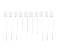 Pqahffowr 10 unidades serías CR2032 botón de pila soporte para enchufe de caja con interruptor de encendido y apagado caja de batería 3 V