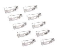 Pqahffowr 50 Piezas de Broches Alfileres Imperdibles de Metal de 15Mm