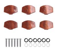 Pqahffowr 6 Piezas/Juego de Botones de Clavija de AfinacióN de Guitarra, Botones de Clavijas de AfinacióN, Botones de Cabezales de MáQuina para Guitarra