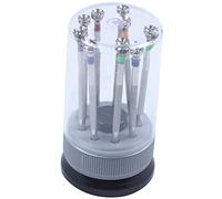 Pqahffowr 9 Piezas De 0,8 Mm-2,0 Mm Kit De Destornillador para Destornillador De Reloj Juego De Herramientas De Reparación para Relojes De Cristal