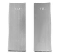 Pqahffowr Bloque de Lijado de Radio Bidireccional, Nivelador de Trastes de Aleación de Aluminio, Herramienta de Luthier para Guitarra, Bajo, de Lijado (12-16)