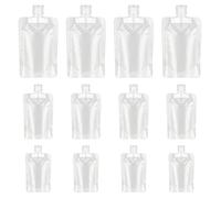 Pqahffowr Bolsa Exprimible VacíA Recargable de TamañO de Viaje, LocióN Champú y Gel de Ducha Sub-Bolsa de Embalaje (30 Ml / 50 Ml / 100 Ml)