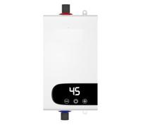 Pqahffowr Calentador de Agua EléCtrico de 4500W - Calentamiento InstantáNeo RáPido Calentador de Agua EléCtrico PequeñO Temperatura Constante Enchufe de la UE