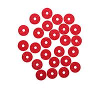 Pqahffowr - Carril de teclado (90 piezas, fieltro de piano, regulando piezas de reparación de sellos (rojo)