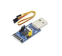 Pqahffowr CH341T - Módulo de dos en uno, USB a I2C IIC UART USB a TTL, cargador inteligente de puerto seria