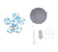 Pqahffowr Comederos para PáJaros con Campanillas de Viento Life Charming para Colgar Al Aire Libre una Prueba de y Abejas, Nunca Gotea C