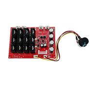 Pqahffowr Controlador de Motor, Controlador de Velocidad de Motor de Corriente continua PWM 10-50 V 60 A Módulo de controlador PWM HHO Control remoto de alta potencia