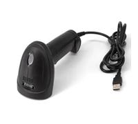 Pqahffowr Escáner de códigos -Barras con cable USB 1D/2D universal, lector de códigos QR portátil, punto de venta móvil, soporte enchufar y jugar, tienda logística