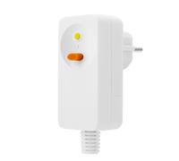 Pqahffowr Fi - Disyuntor FI protección personal enchufe de repuesto 10 MA interruptor de corriente residual 16 A enchufe UE, blanco