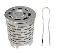Pqahffowr - Funda de calefacción portátil para exterior, estufas de gas, mini tapón de calefacción, estufa de camping por infrarrojos, horno de acero inoxidable