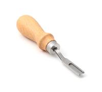 Pqahffowr - Herramienta para biselar los bordes del cuero, cuchillo para adelgazar con boca ancha, herramienta de biselado de bordes de cuero