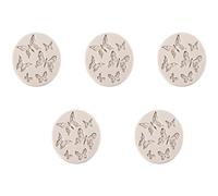 Pqahffowr Herramientas de Decoración de Pasteles, Utensilios de Hornear Chocolate Hechos a Mano Decoración de Postres, Molde de Silicona para 5 Piezas B