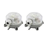 Pqahffowr - Interruptor de aire con presión diferencial de aire (2 unidades, 50-500 Pa), color blanco