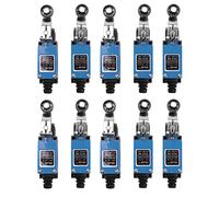 Pqahffowr - Interruptor de fin de carrera, tipo brazo de rodillo momentáneo para molino CNC 5A 250 V ME8104 Mini interruptor, 10 unidades