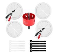 Pqahffowr - Juego de 4 correctores para TV de pared, corrector de pared para TV de 2-3/8 pulgadas (60 Mm), kit de gestión de cables de pared